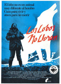 Never Cry Wolf Movie Poster Print featuring a captivating wilderness scene.