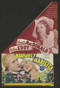 Naughty Marietta Movie Poster Print showcasing vintage cinema charm.