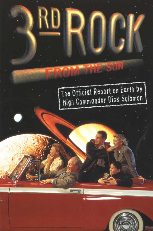 3rd Rock from the Sun Movie Poster Print featuring iconic sitcom imagery.