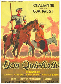 Don Quixote Movie Poster Print showcasing classic literary adventure.