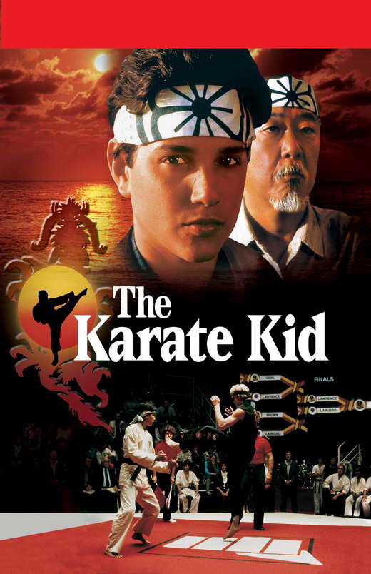 The Karate Kid Movie Poster Print showcasing iconic film art