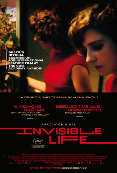 Invisible Life Movie Poster Print showcasing vibrant colors and intricate details.