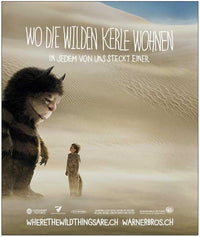 Where the Wild Things Are Movie Poster Print featuring whimsical characters and vibrant colors.