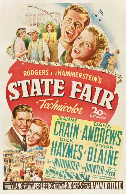 State Fair Movie Poster Print featuring classic film art
