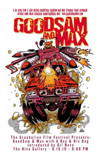 GoodSam and Max Movie Poster Print featuring vibrant colors and dynamic characters.
