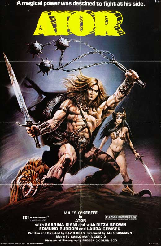 Ator, the Fighting Eagle Movie Poster Print 11x17