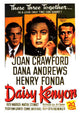 Daisy Kenyon Movie Poster Print showcasing classic film art.