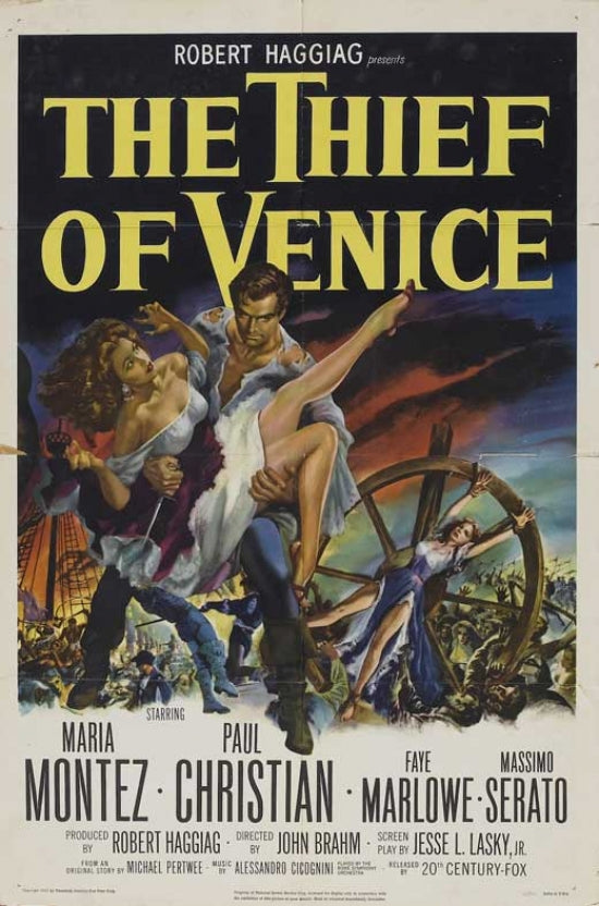 The Thief of Venice Movie Poster Print showcasing vibrant colors and cinematic art.