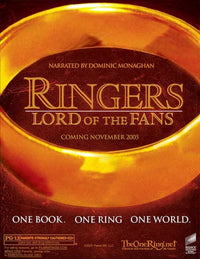 Ringers Lord of the Fans Movie Poster Print showcasing vibrant artwork.
