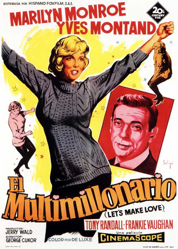 Let's Make Love Movie Poster Print featuring classic film design.