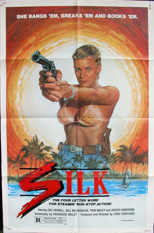 Silk Movie Poster Print featuring classic film art