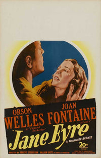 Jane Eyre Movie Poster Print showcasing classic literature artwork.