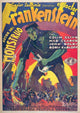 Frankenstein Movie Poster Print showcasing classic horror art.