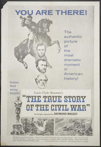 The True Story of the Civil War Movie Poster, showcasing historical imagery.
