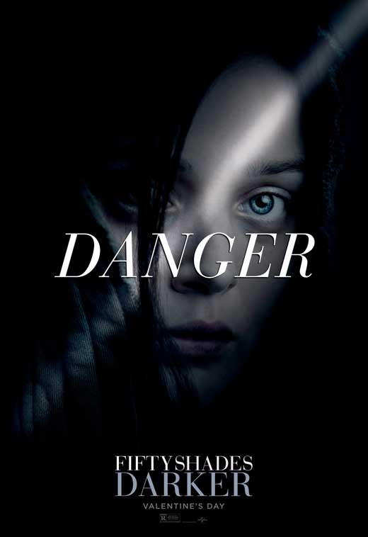 Fifty Shades Darker Movie Poster Print featuring romantic imagery