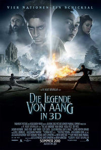 The Last Airbender Movie Poster Print showcasing vibrant colors and characters.