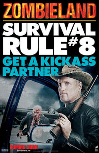 Zombieland Movie Poster Print featuring iconic imagery from the film.