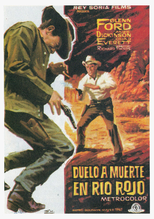 The Last Challenge Movie Poster Print showcasing thrilling visuals.