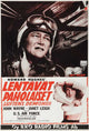 Jet Pilot Movie Poster Print featuring classic aviation imagery.