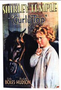 Curly Top Movie Poster Print showcasing classic film art.