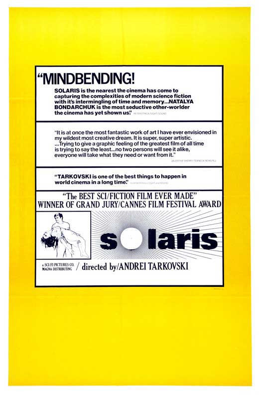 Solaris Movie Poster Print (27 x 40) - Premium Quality Art