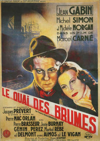Port Of Shadows Movie Poster Print featuring classic film noir visuals.