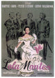 The Sins of Lola Montes Movie Poster Print showcasing classic cinema art.