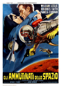 Mutiny in Outer Space Movie Poster Print showcasing classic sci-fi art.