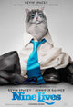 Nine Lives movie poster print featuring vibrant colors and playful design.