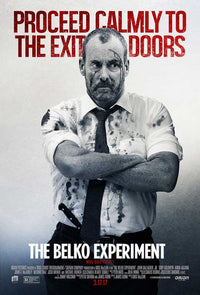 The Belko Experiment Movie Poster Print showcasing thrilling horror visuals.