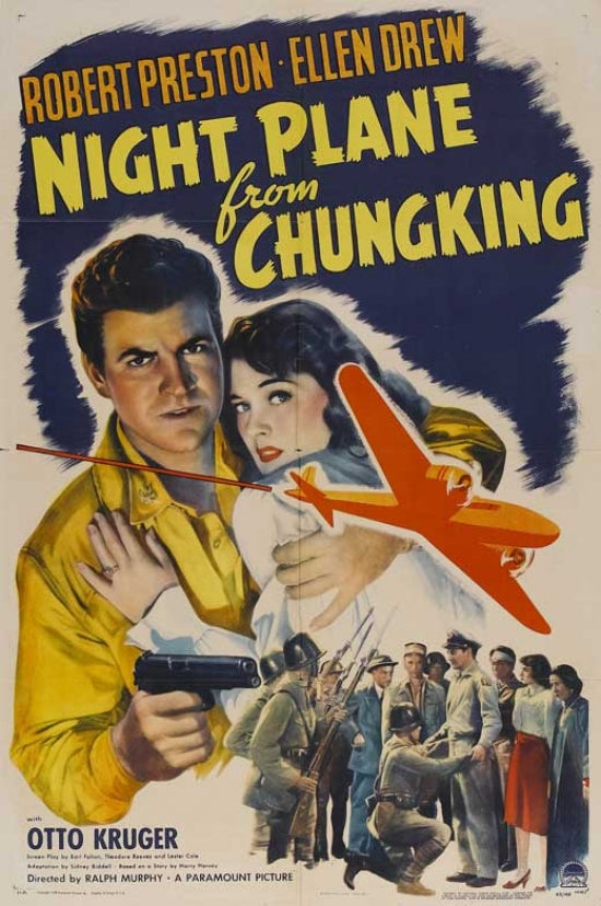 Night Plane from Chungking Movie Poster Print featuring classic cinema design.