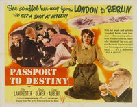Passport to Destiny Movie Poster Print featuring vibrant cinematic artwork.