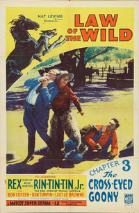 The Law of the Wild Movie Poster Print showcasing vibrant adventure-themed imagery.
