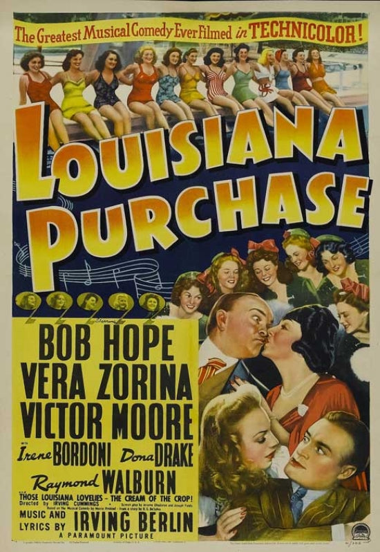 Louisiana Purchase Movie Poster Print showcasing historical significance.
