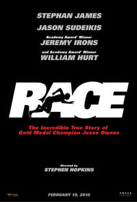 Race Movie Poster Print featuring Jesse Owens