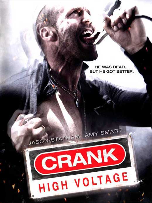 Crank 2: High Voltage Movie Poster Print featuring dynamic artwork.