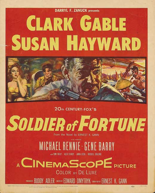 Soldier of Fortune Movie Poster Print featuring action-packed imagery.