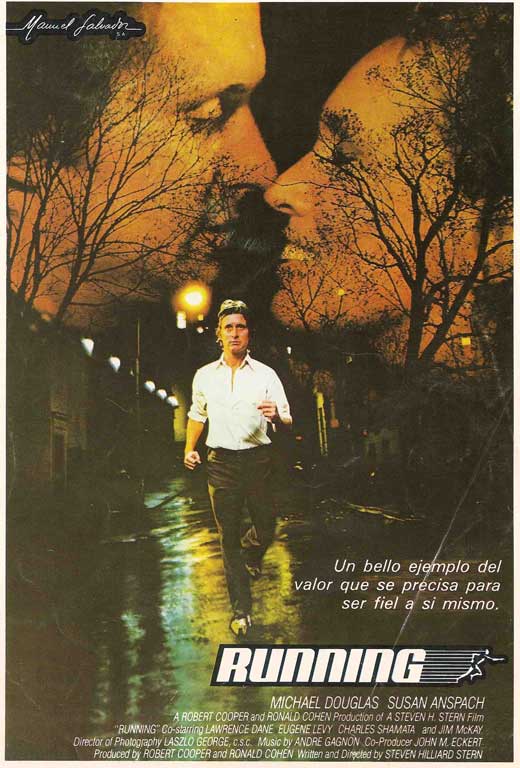 Running Movie Poster Print showcasing dynamic imagery.