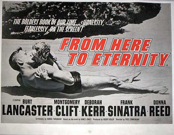 From Here to Eternity Movie Poster Print showcasing classic film moments.