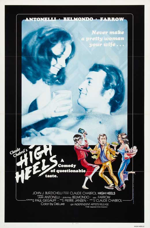 High Heels Movie Poster Print showcasing glamour and style.