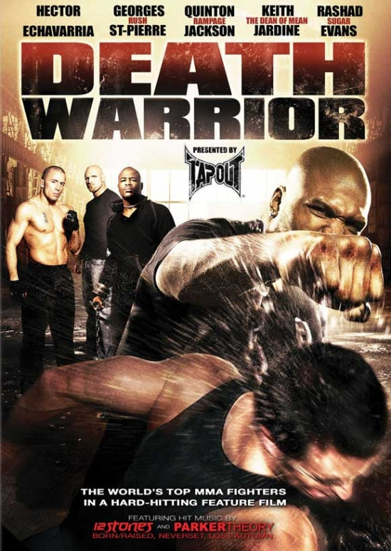 Death Warrior Movie Poster Print with vibrant action visuals.