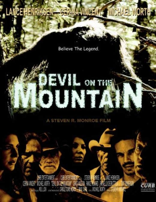 Sasquatch Mountain Movie Poster Print featuring adventure theme.