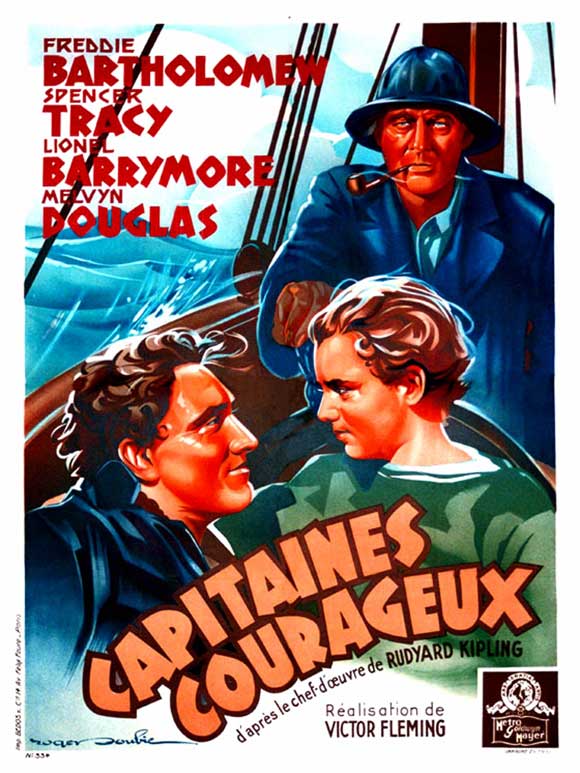 Captains Courageous Movie Poster Print showcasing adventure and friendship.