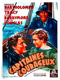 Captains Courageous Movie Poster Print showcasing adventure and friendship.