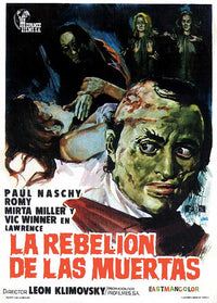 Vengeance of the Zombies Movie Poster Print showcasing horror themes.