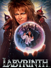 Labyrinth Movie Poster Print featuring iconic fantasy artwork.