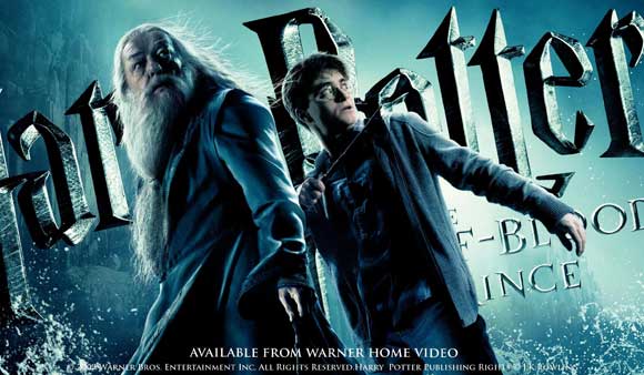 Harry Potter and the Half-Blood Prince Movie Poster Print showcasing magical imagery.