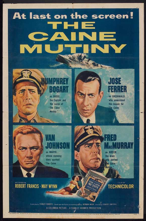 The Caine Mutiny Movie Poster Print featuring classic film imagery.