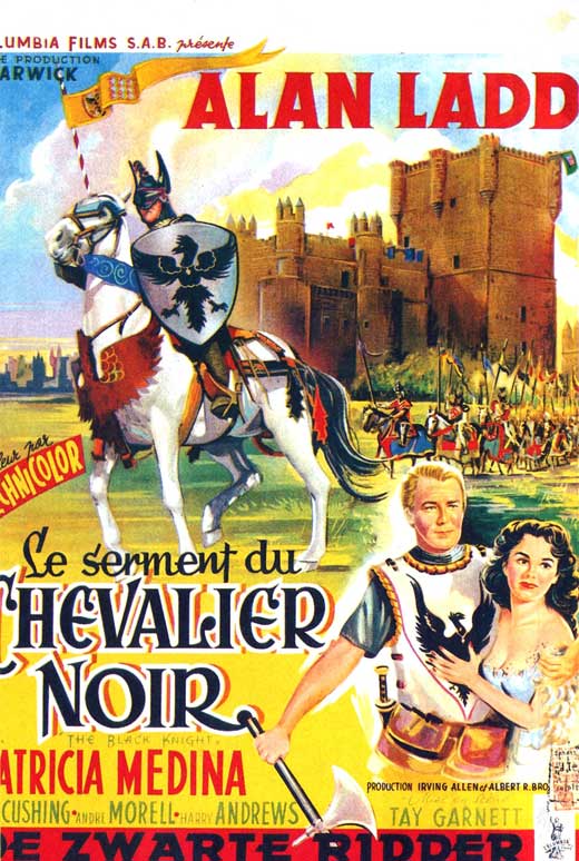 The Black Knight Movie Poster Print depicting a classic cinematic scene.