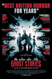Ghost Stories movie poster print showcasing eerie visuals and captivating design.